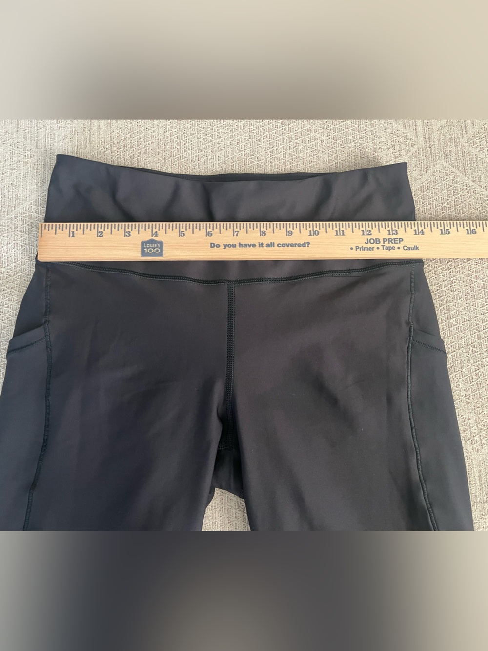 Athleta Interval Stash 7/8 Black High-Rise Performance Leggings - Picture 5 of 6